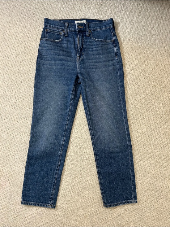 Madewell Denim - Madewell Women's Straight-Leg Jeans in Dark Blue Wash